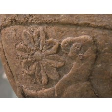 The Uruk Trough, eight-point, flower-like, sun symbol
